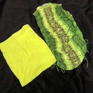 oh polly suit coverup skirt set